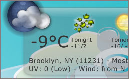 Meteorology widget in Ruby.